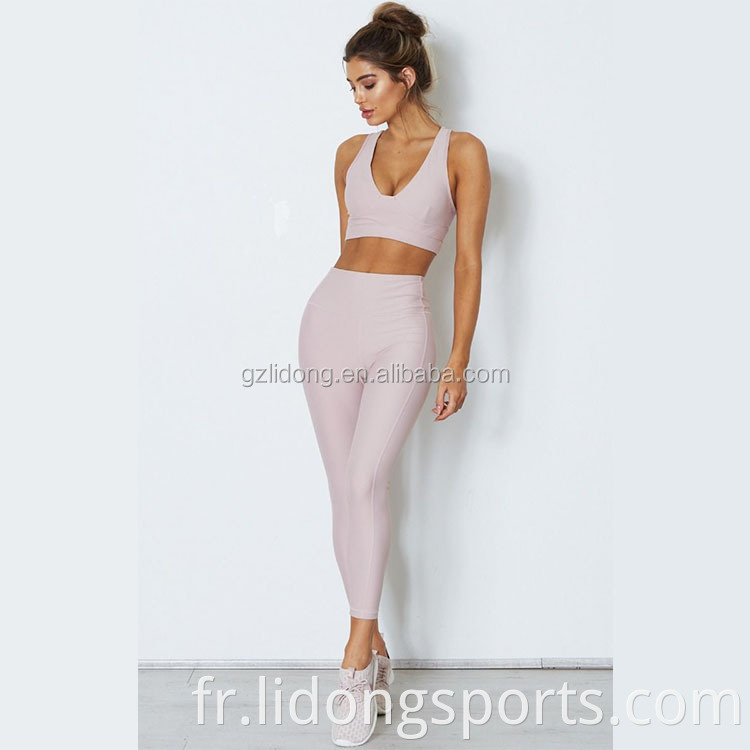 Pantalons de yoga Leggings Gym Wear Women Design vos propres vêtements de fitness